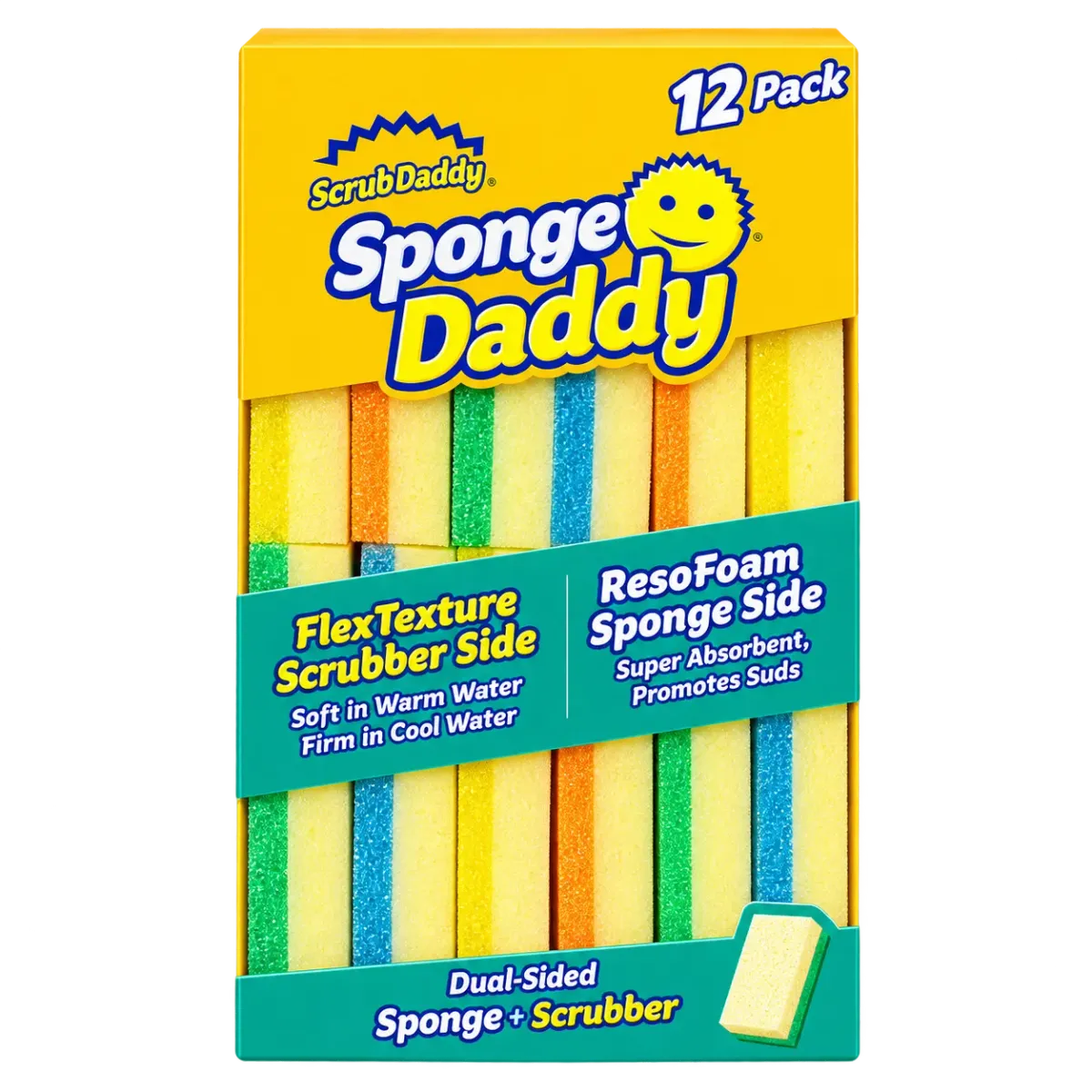 Esponja Scrub Daddy Sponge Daddy de doble cara (1 und)